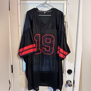 Black and Red Men's Jersey